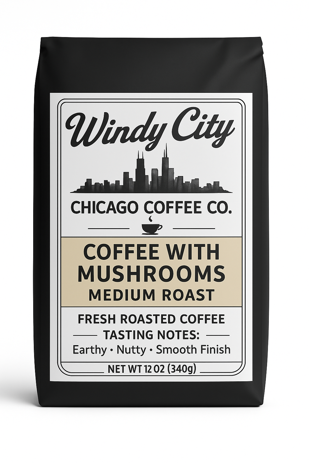 Coffee with Mushrooms Medium Roast